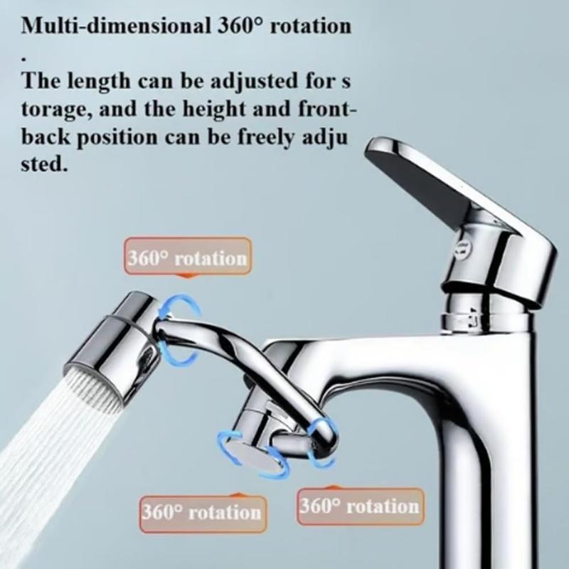QV: 1440° Rotatable Faucet Aerator Extension