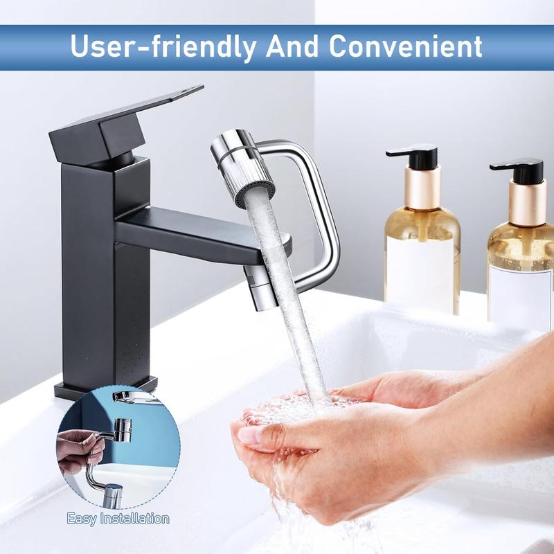 QV: 1440° Rotatable Faucet Aerator Extension