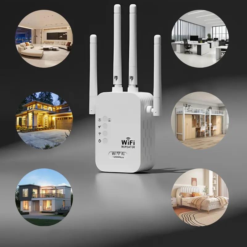 WiFi Extender 2025, Dual Band (5GHz/2.4GHz) Signal Booster