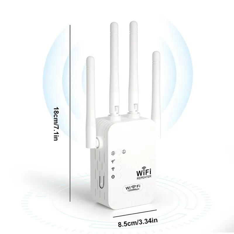 WiFi Extender 2025, Dual Band (5GHz/2.4GHz) Signal Booster