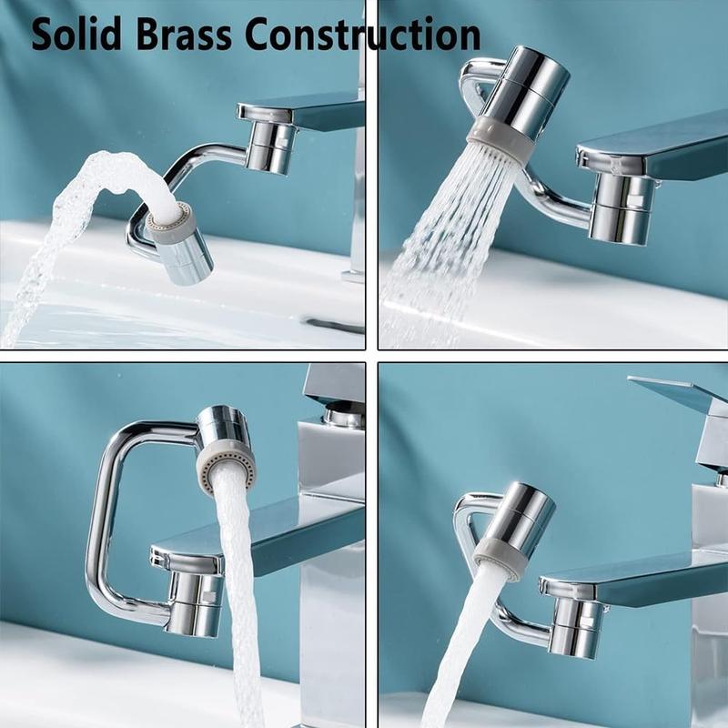 QV: 1440° Rotatable Faucet Aerator Extension