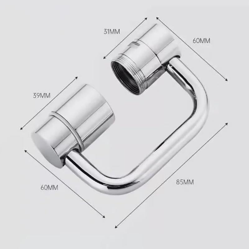 QV: 1440° Rotatable Faucet Aerator Extension
