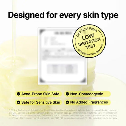 manyo Glutathione 7 Dark Spot Serum Patch