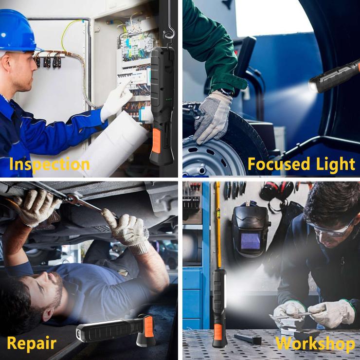 1700LM Work Light Flashlight,