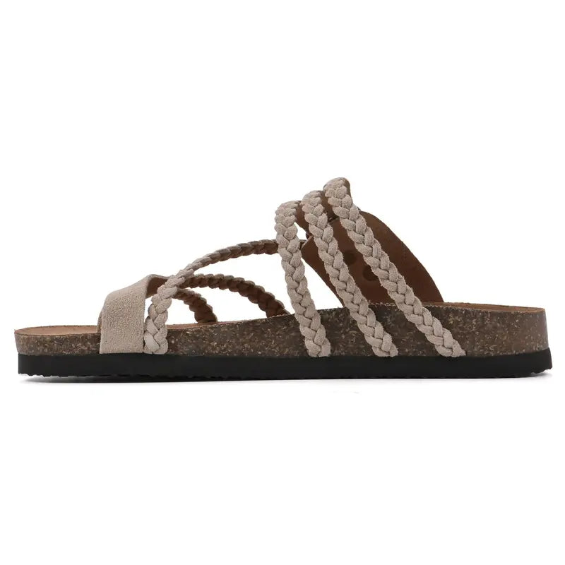 Leather Footbed Sandals