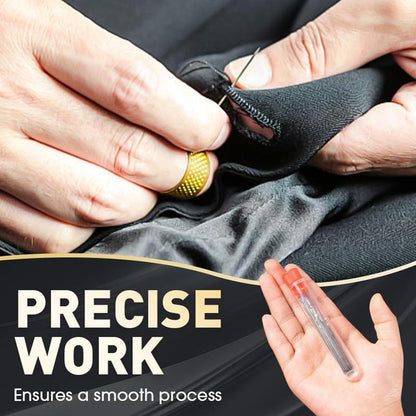 34PCS Big Eye Steel Needles Set