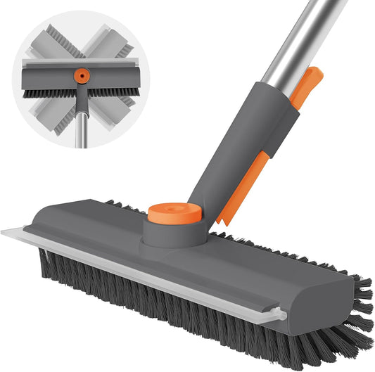 Air U: Floor Scrub Brush with Long Handle, cleaning brush