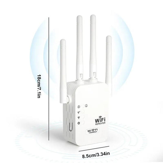 WiFi Extender 2025, Dual Band (5GHz/2.4GHz) Signal Booster