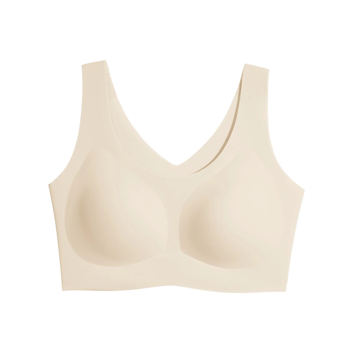 Full Coverage Wireless Bralette Widen Straps Side