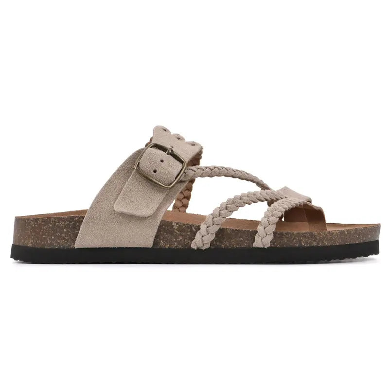 Leather Footbed Sandals