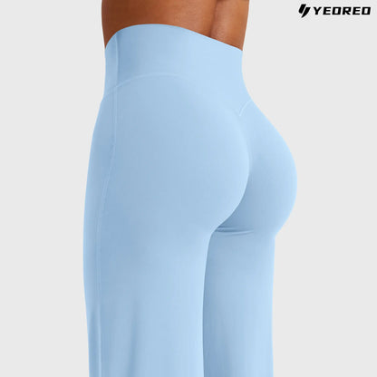 YEOREO Eddiy Leggings High-Waist Straight-Leg No Front Seam Buttery Soft Gym Yoga Pants