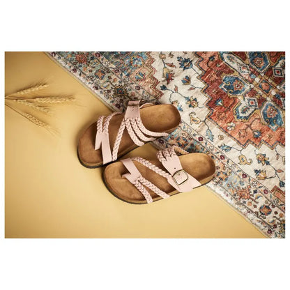 Leather Footbed Sandals