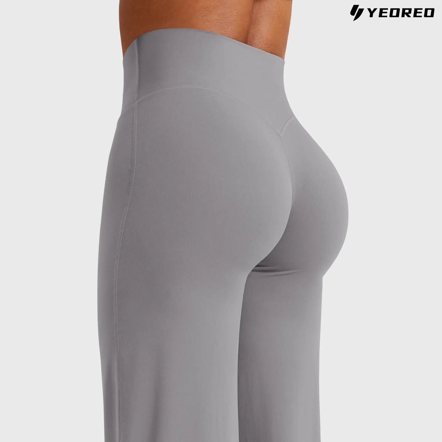 YEOREO Eddiy Leggings High-Waist Straight-Leg No Front Seam Buttery Soft Gym Yoga Pants