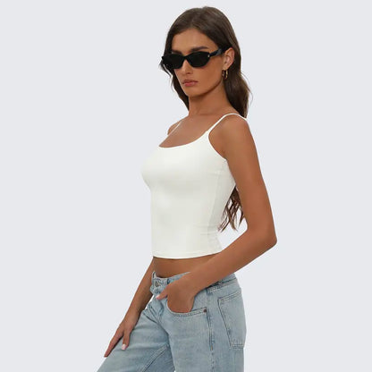 (2 Pack) Tournesol Women Tank Top Casual Sexy Chic Versatile Sleeveless Tops