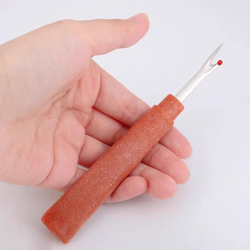 34PCS Big Eye Steel Needles Set