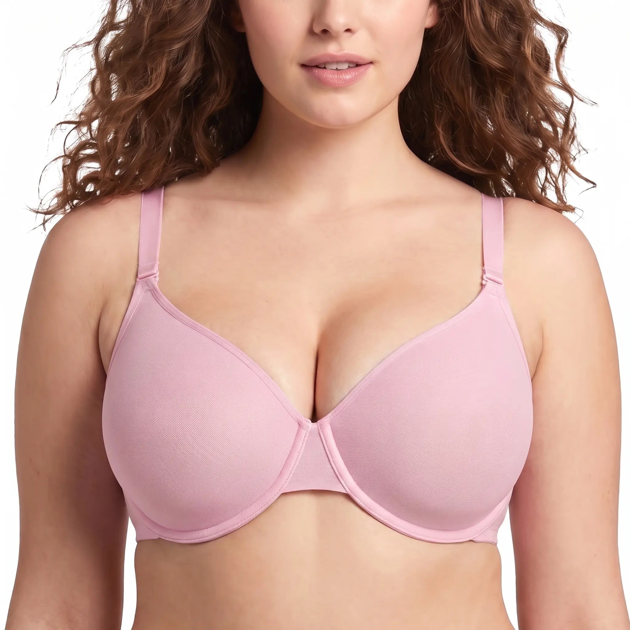 Seraphina Air Light Breathable Sheer Mesh Halter Bra Plus Size