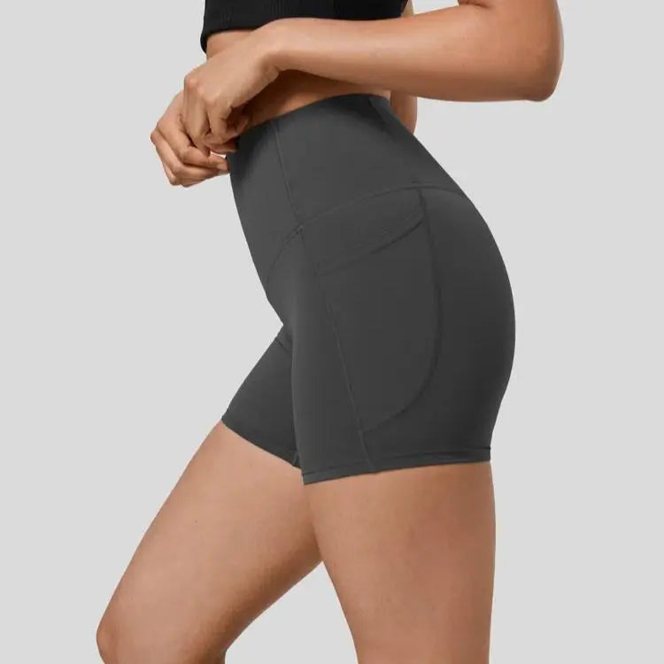 UltraSculpt High Waisted Tummy Control Pocket Shaping Training Biker Shorts 3"/5"/7"/9“