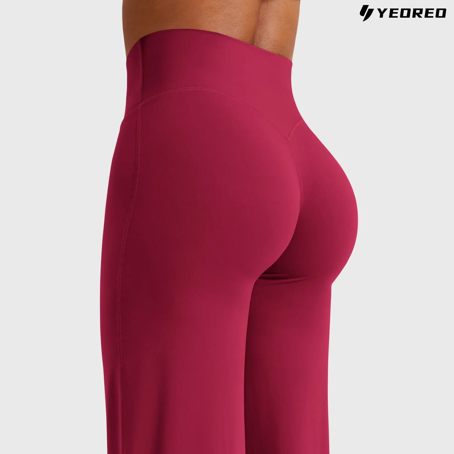 YEOREO Eddiy Leggings High-Waist Straight-Leg No Front Seam Buttery Soft Gym Yoga Pants