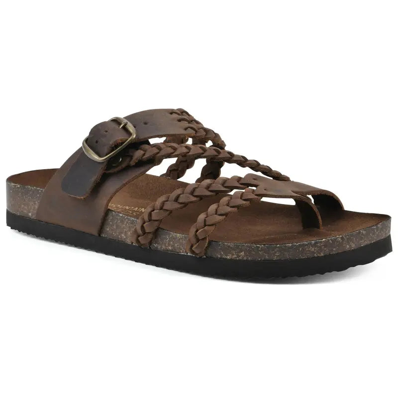 Leather Footbed Sandals